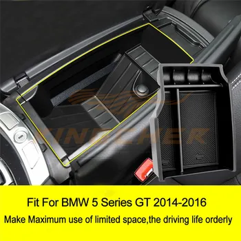 

Fit For 5 Series GT 2014-2016 ARMREST SECONDARY CENTER CONSOLE STORAGE BOX ACCESSORIES