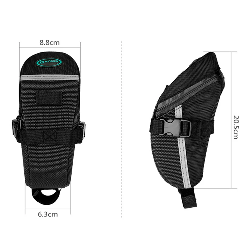 Tail Bike Bag Accessory Pouch Portable Front tube Riding Saddle Waterproof Outdoor Bicycle