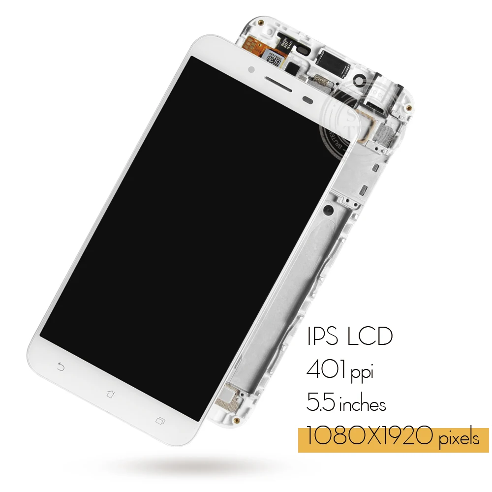 ЖК дисплей 5 дюйма для ASUS Zenfone 3 Max ZC553KL сенсорный экран в сборе с рамкой X00DD