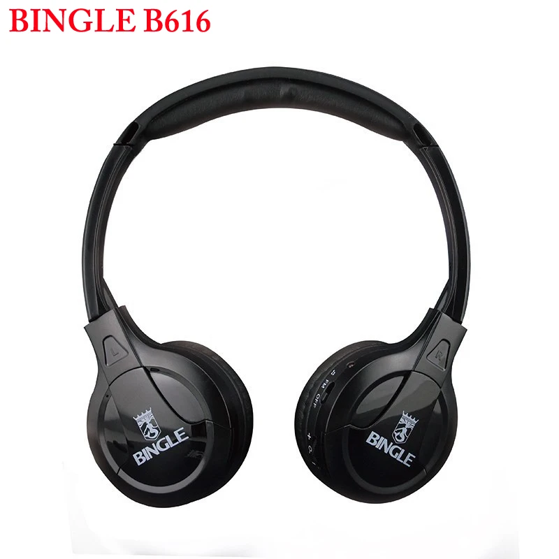Беспроводная стереогарнитура Bingle B616 наушники с микрофоном FM радио для MP3 ПК ТВ