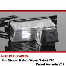 Per Nissan Patrol Super Safari Y61 Patrol Armada Y62 Visione Notturna Videocamera vista posteriore Telecamera di retromarcia Auto Back up Della Macchina Fotografica HD CCD