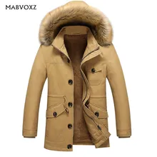 20 градусов зимние куртки с капюшоном для мужчин s новинка теплый мех внутри тонкий размер M-5XL Европейский Американский стиль военные мужские пальто