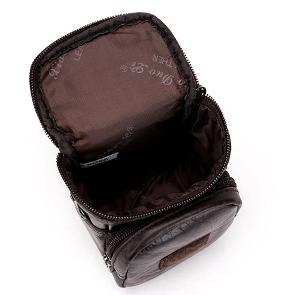 Кожаная мужская поясная сумка из воловьей кожи, сумка через плечо, поясная сумка, чехол для телефона, портсигар, кошелек