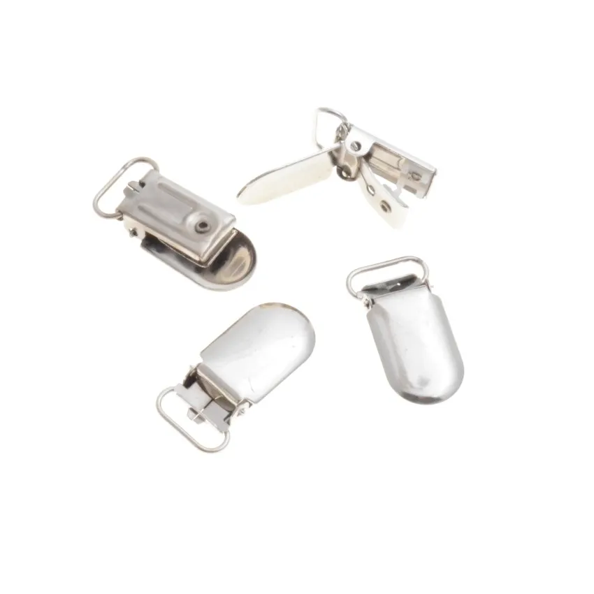 

MIAOCHI DIY 5PCs Lead Free Metal Suspender Pacifier Clips With Plastic Craft Sewing Tool 23x33mm