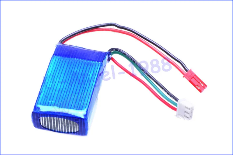 3 шт./лот для WLtoys V262 V353 V912 батарея 7,4 V 1000mAh 20C 2S Li-Po батарея для радиоуправляемого вертолета квадрокоптера