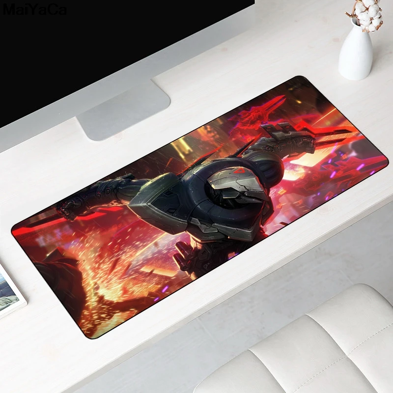MaiYaCa коврик для мыши большой игровой League of legends проект zed yasuo yi ashe Lucian legend горячая