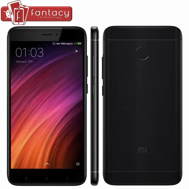 Цена за Оригинал Xiaomi Redmi 4X 2 ГБ 16 ГБ 4100 мАч Snapdragon 435 Octa Core Отпечатков Пальцев ID FDD LTE 5 "720 P MIUI 8.2 Мобильный Телефон Цена за Оригинал Xiaomi Redmi 4X 2 ГБ 16 ГБ 4100 мАч Snapdragon 435 Octa Core Отпечатков Пальцев ID FDD LTE 5 "720 P MIUI 8.2 Мобильный Телефон