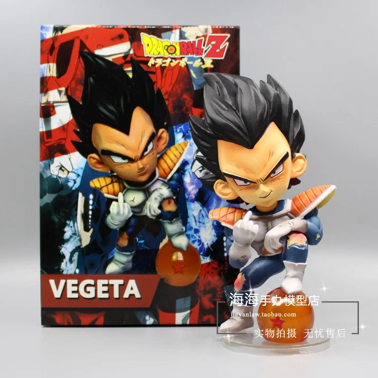 流行ベジータ中指f面白いボールフィギュアモデルのおもちゃ6 ドラゴンボール超サイヤ人王子 アクション トイ フィギュア Aliexpress