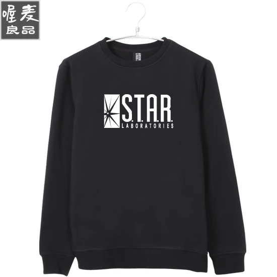 

THE FLASH, BARRY ALLEN STAR LAB SWEATSHIRTS MEN'S AND 'S CLOTHES THICKEN COTTON FLEECE TOP