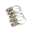 10pcs/Set Stainless Steel Curtain Rod Clips High Qaulity Tiebacks for Curtains Mini Strong Window Shower Curtain Rings Clips ► Photo 3/6