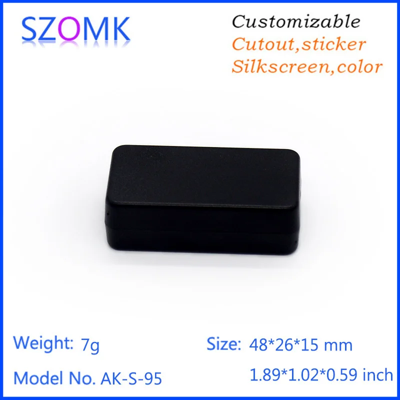 plastic enclosure for electronics control box szomk diy enclosure junction box plastic housing small abs instrument enclosure distribution box black plastic box enclosure electronics case (4).jpg