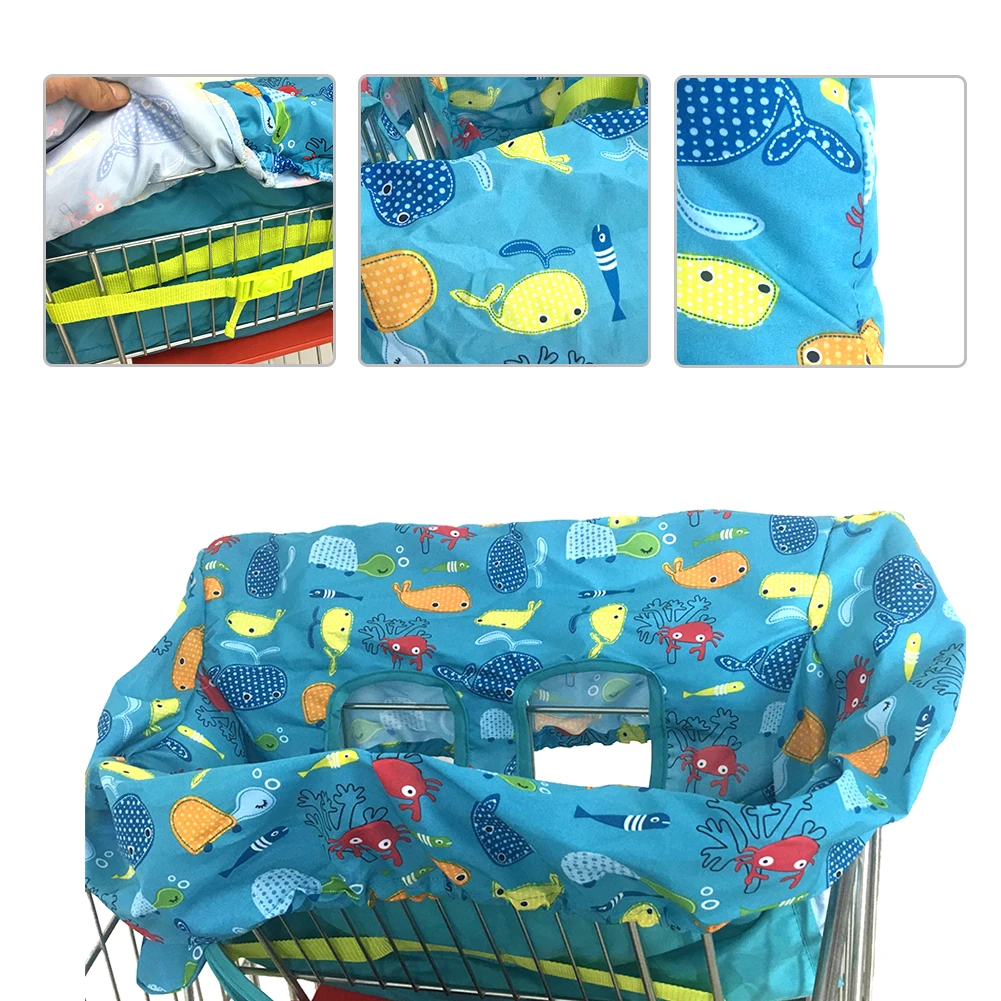 Простая стильная подушка для детской коляски в супермаркете для маленьких детей, корзина для покупок, стул для столовой, безопасная переносная подушка для путешествий