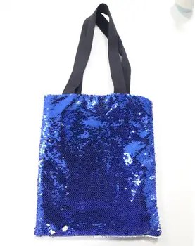 

100pcs Fashion Sequins Bag linen bag Blank Sublimation For Lady Wholesale Shopping Bag(bag-1p)
