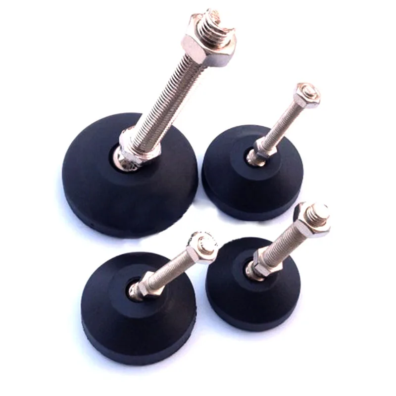 

12Pcs/Lot Premintehdw D50*M10*L80mm Adjustable Universal Leveling Nylon feet foot for Machine Furniture