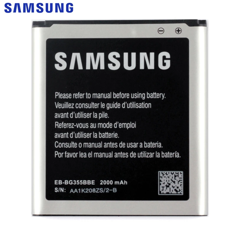 EB-BG355BBE аккумулятор для samsung GALAXY Core 2 G355H G3559 G3558 G3556D EB-BG355BBC Сменный аккумулятор для телефона 2000 мАч