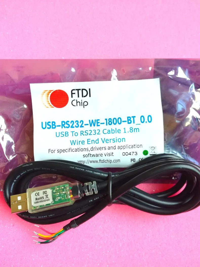 Пятно USB-RS232-WE-1800-BT_0.0 FTDI 1394 линия передачи данных USB для RS232 1,8