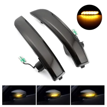 

Car Lights For Ford Kuga Escape EcoSport Luces Led Para Auto Led Rearview Mirror Streamer Smoked Shell 13-18 Set Ampoule #4