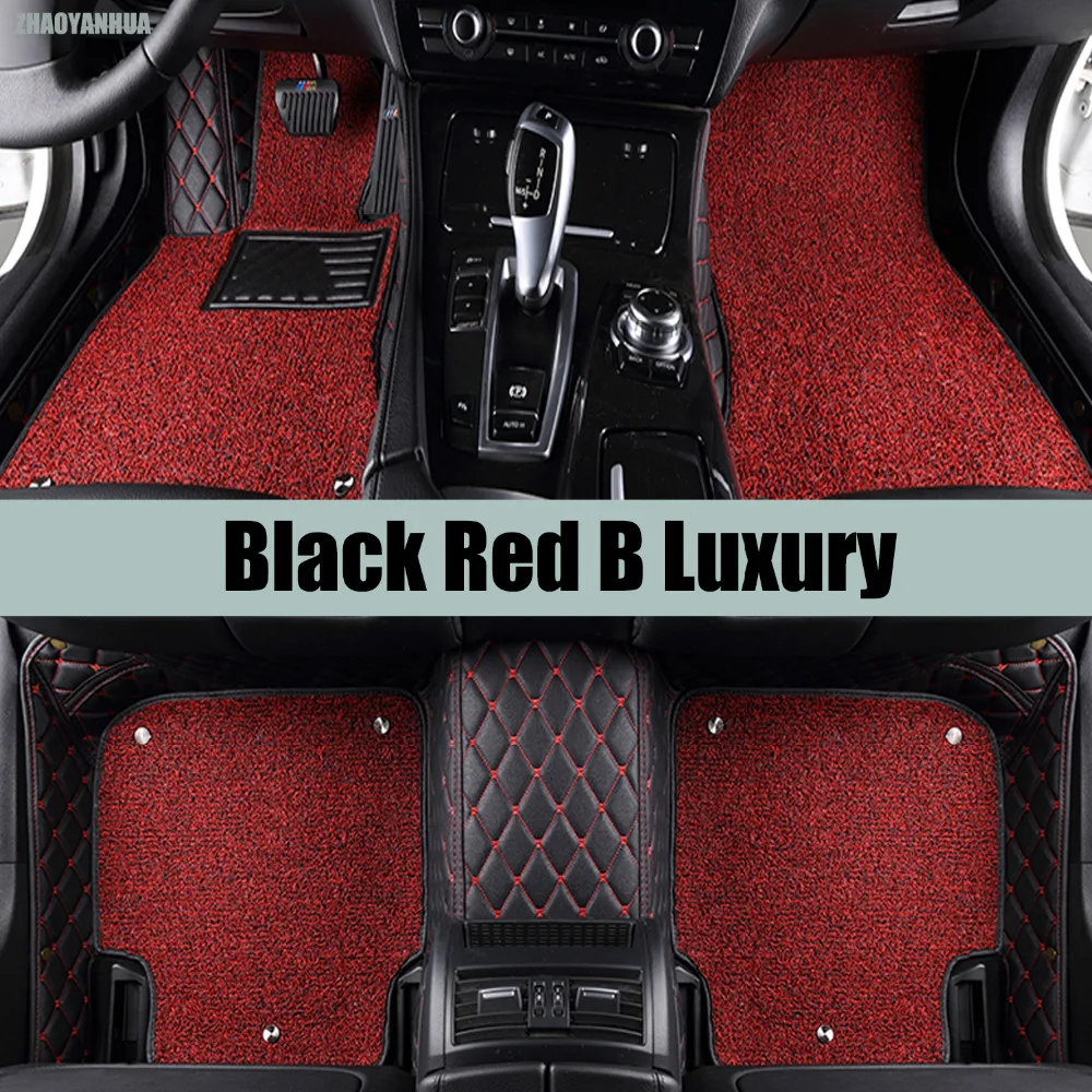 ZHAOYANHUA car floor mats made for Hyundai Santa Fe 5D perfect fit anti