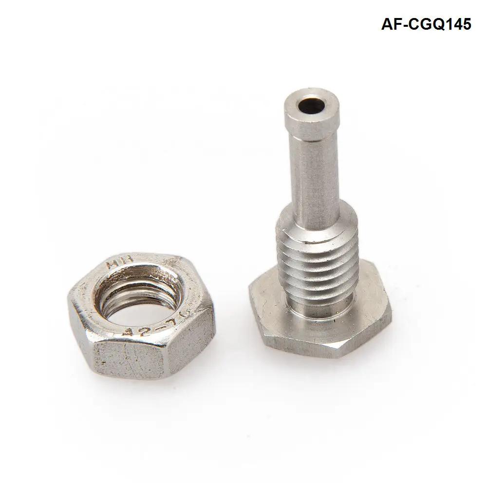 Quick Tap Aluminum Boost Pressure Fitting Port Source Turbo Compressor AF-CGQ145