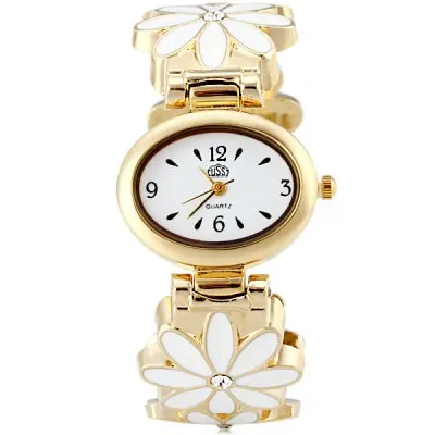 

2019 Hot Sale Women's Gift Bracelet Watch Luxury Brand Stainless Steel Dial Quartz Watch Ms. Electronic Watch