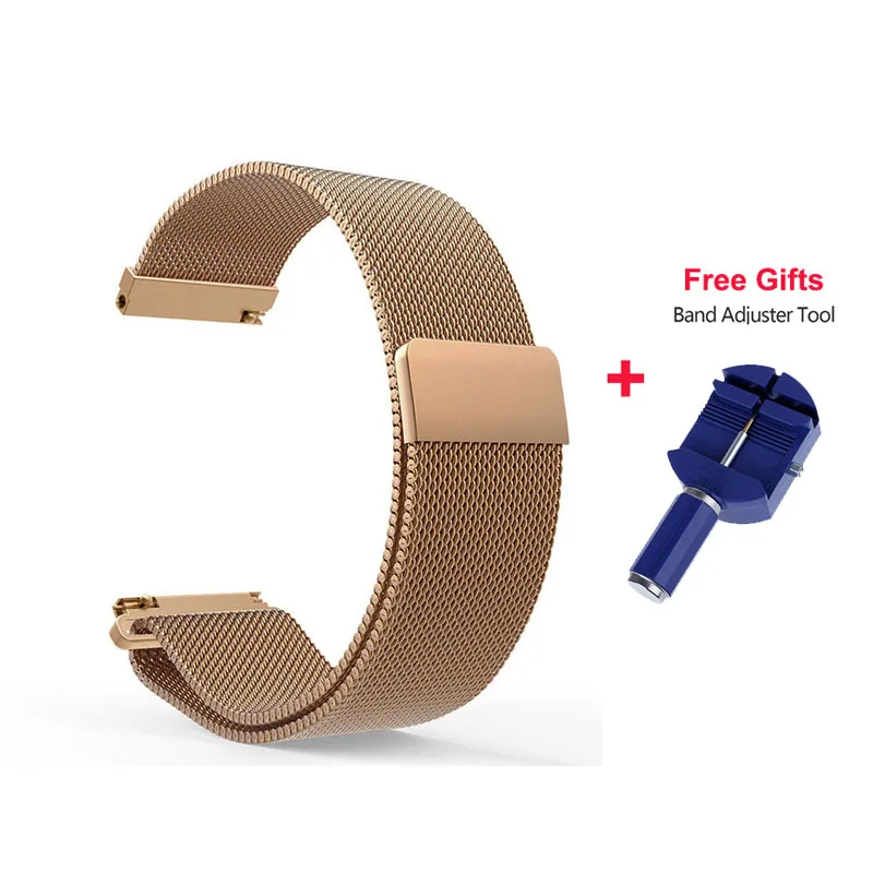 Pulseira de metal para amazfit bip magnética