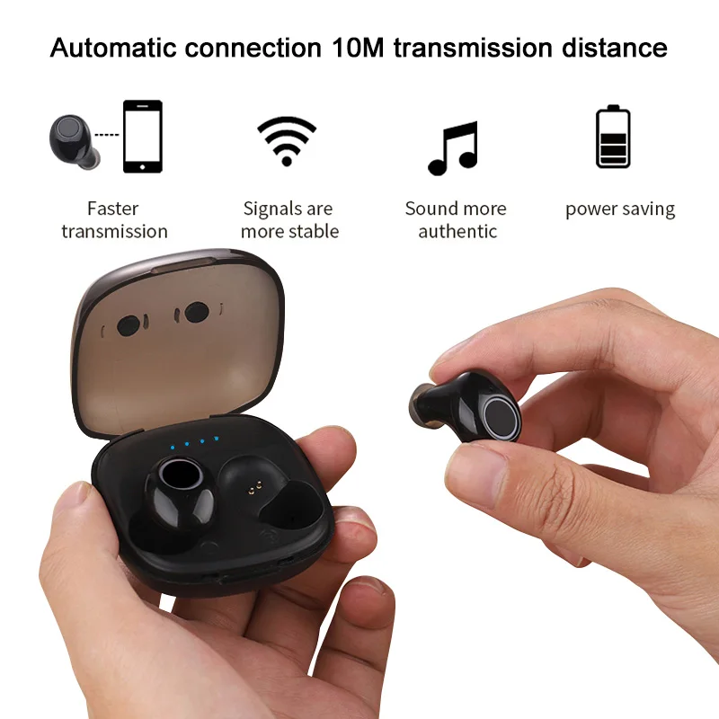 Водонепроницаемые TWS беспроводные наушники 5 0 Bluetooth капельки со стерео