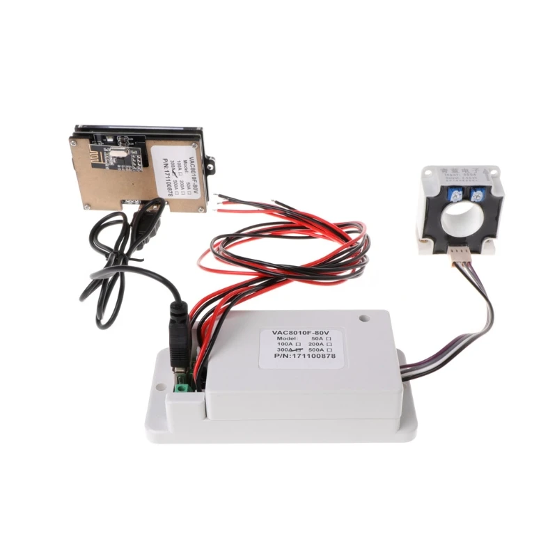 

Wireless Multifunction Voltmeter Ampere Meter DC 0-80V 0-300A with Hall Sensor