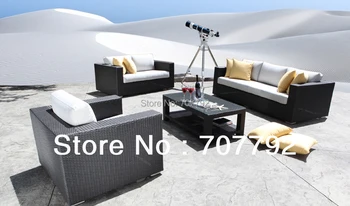 

Hot Sale Chorus Square Rattan Wicker Patio Furniture Modern Sofa Set