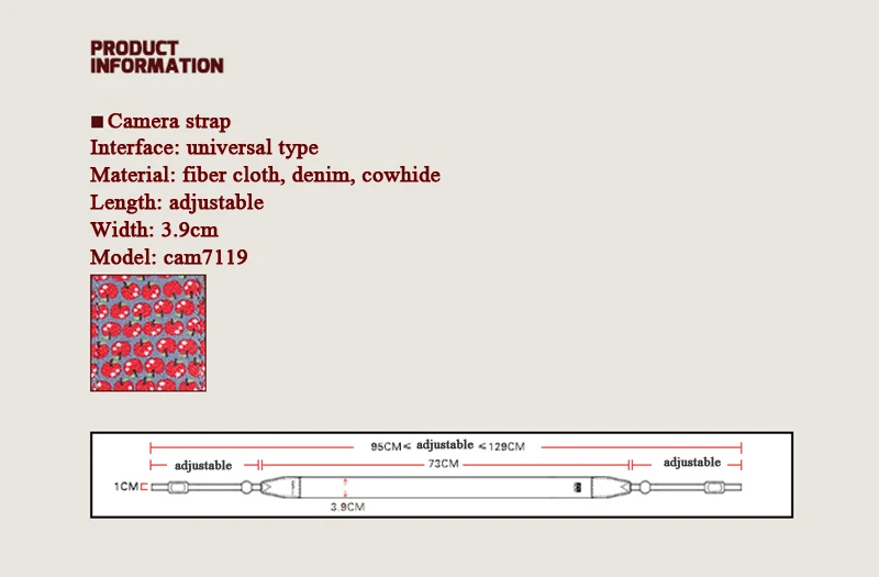 Cam-in 7119 ремни для камеры из мягкого волокна ткань изысканный ручной работы камеры шейный ремешок для цифровых зеркальных камер