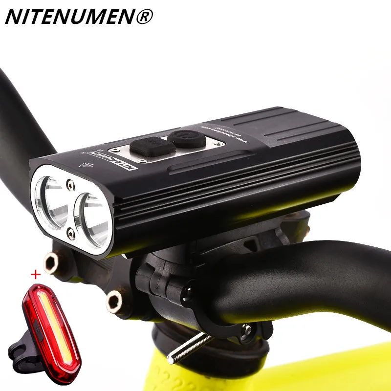 Best NITENUMEN X8 XM-L2 LED Bike Cycling Bicycle Waterpoof Front Light & Tail Light(Built-in Battery) 2