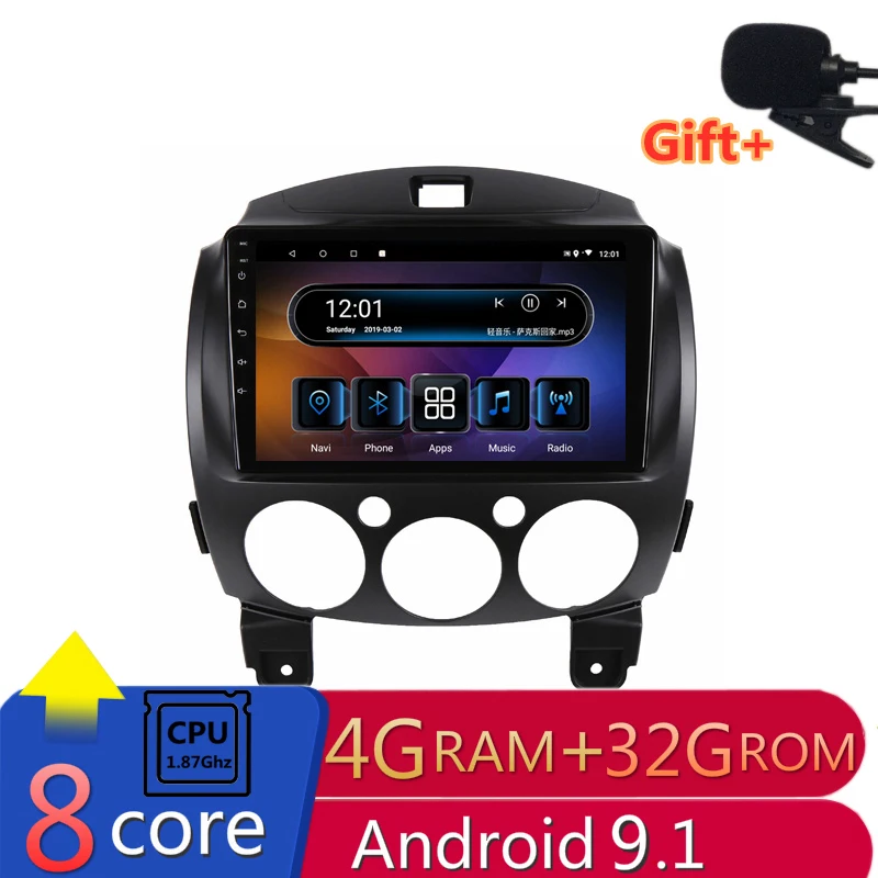 Perfect 9" 4G RAM 8 cores Android Car DVD GPS Navigation for Mazda 2 2007 2008 2009 2010 2011 2012 audio stereo car radio headunit wifi 0 Perfect 9" 4G RAM 8 cores Android Car DVD GPS Navigation for Mazda 2 2007 2008 2009 2010 2011 2012 audio stereo car radio headunit wifi 0