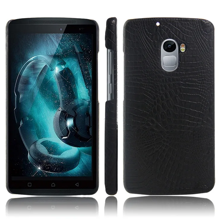 

Luxury Artificial Leather With Crocodile Skin Printing Case For Lenovo Vibe X3 Lite / Lenovo K4 Note A7010 Phone Case Back Cover