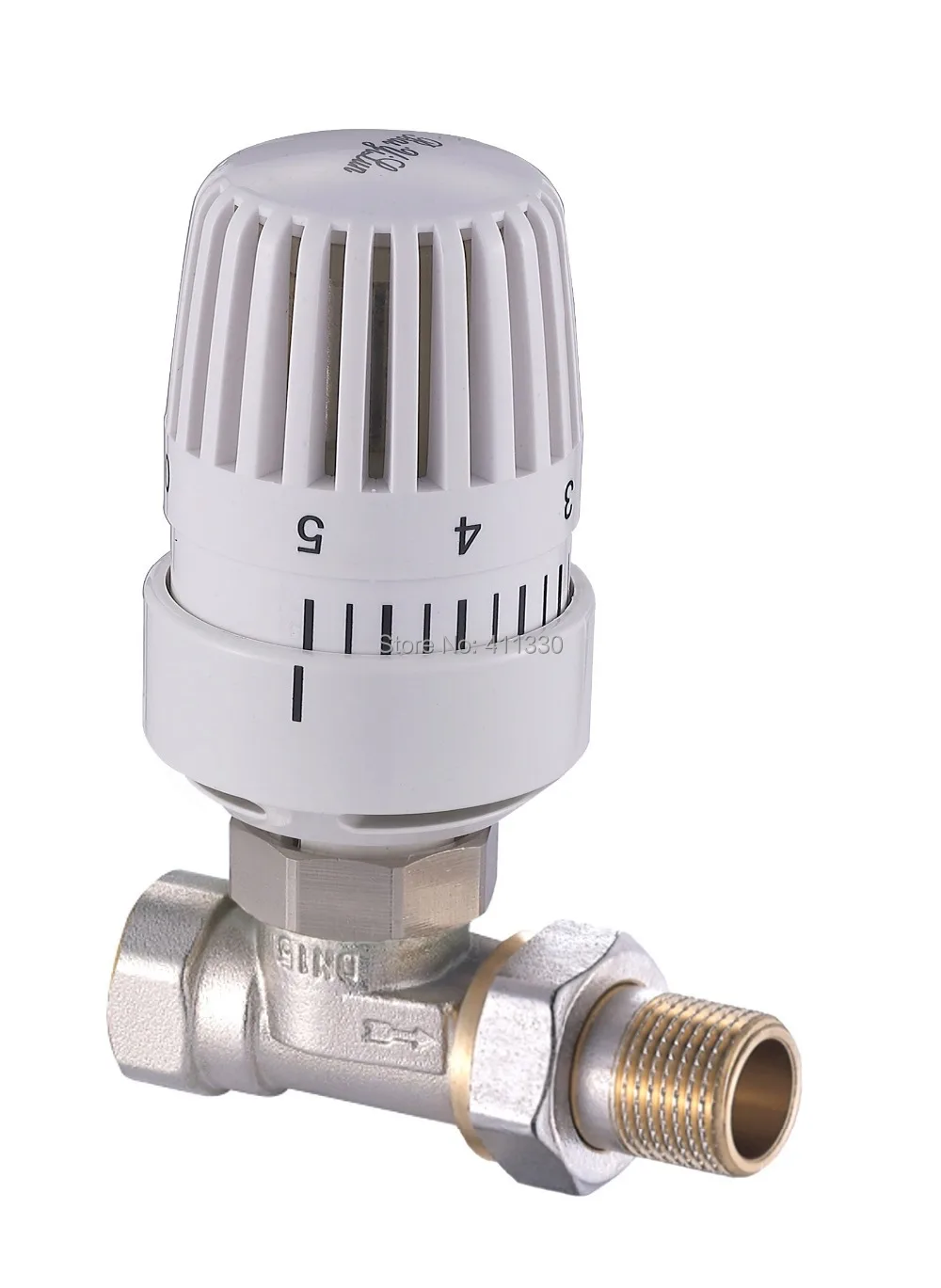 EN215 Standard Liquid sensor Brass Automatic thermostatic radiator