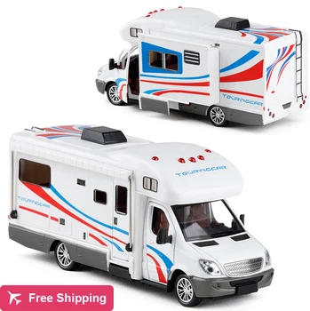 

1:32 Scale Alloy Metal Diecast Car Model For Sprinter Luxury Motor Home Recreational Vehicle RV Trailer Caravan Model