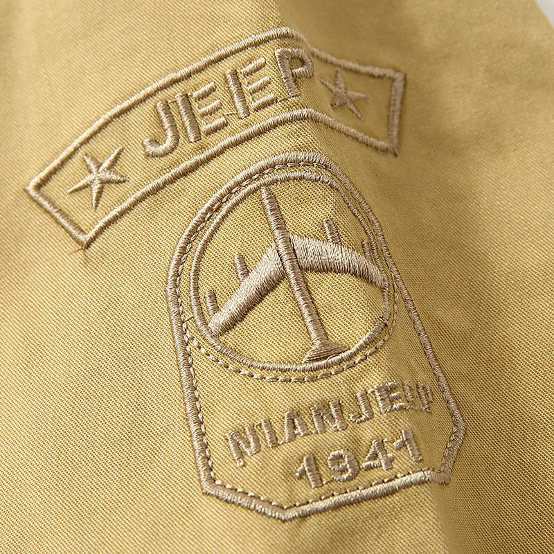 NIANJEEP 2020 Новая модная мужская Весенняя рубашка Повседневная Свободная хлопковая