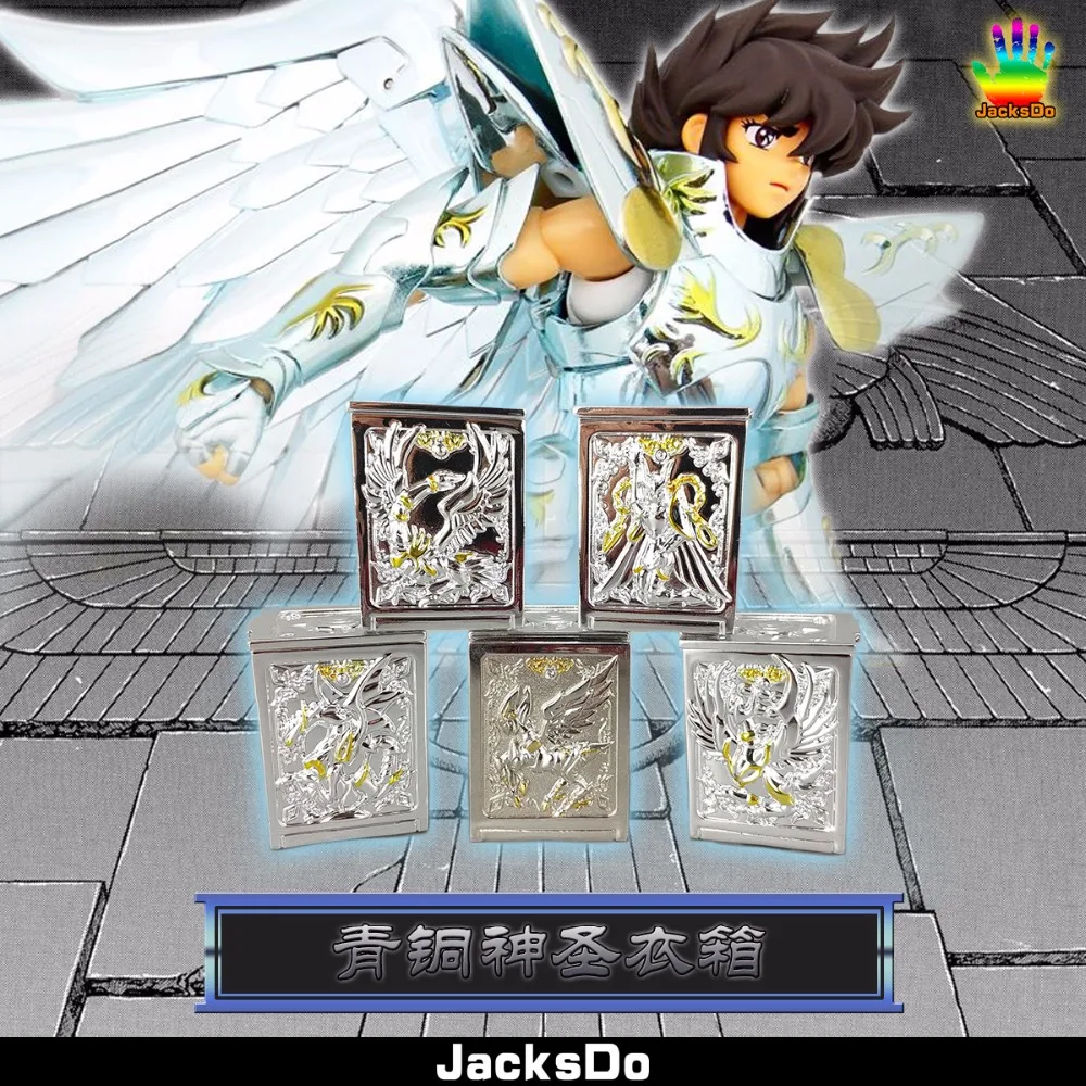 

Jacksdo God Five Bronze God Cloth Myth Box Saint Seiya Shun Shiryu Ikki Hyoga WIth Strap S10