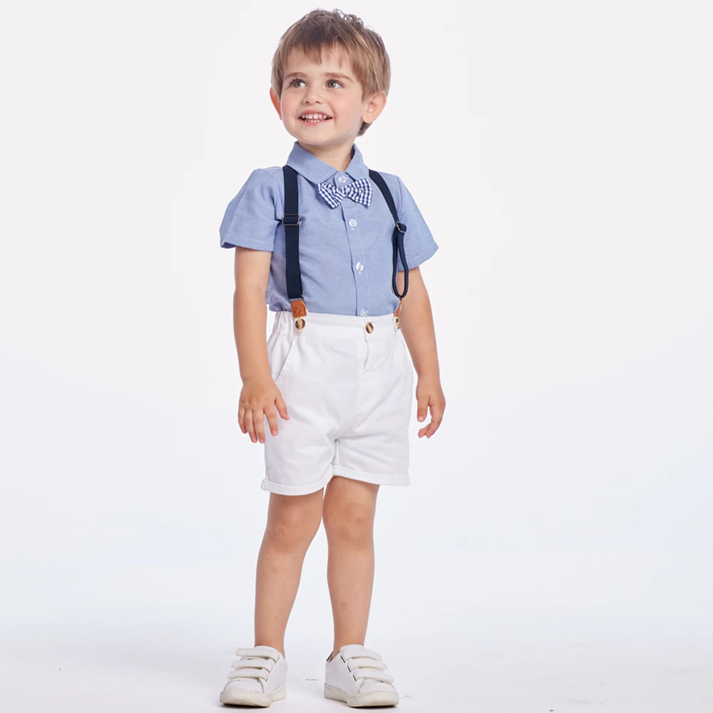 Tem doger/комплекты одежды для маленьких мальчиков коллекция года, футболки с длинными рукавами для маленьких мальчиков+ комбинезон, комплект одежды из 2 предметов для маленьких джентльменов, Одежда для новорожденных
