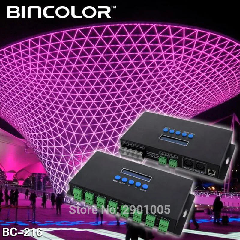 Контроллер светодиодсветильник Artnet Eternet для SPI/DMX 4 канала 4CH/16 каналов 3Ax16CH DC5V