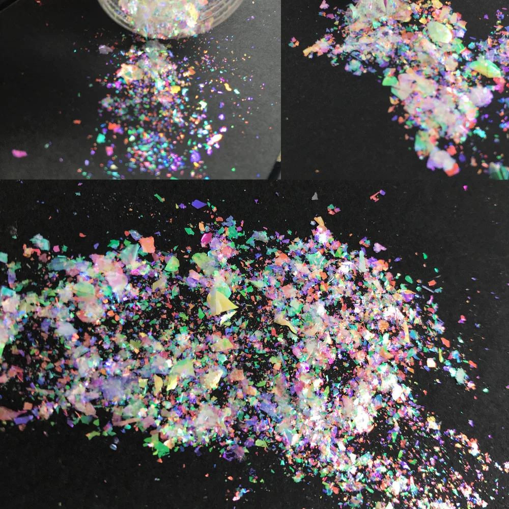 Hot multi-copos de unicornio copos de pigmento holográfico galaxia Holo copos de uñas de cromo escamas de cambio mágico Hot multi-copos de unicornio copos de pigmento holográfico galaxia Holo copos de uñas de cromo escamas de cambio mágico