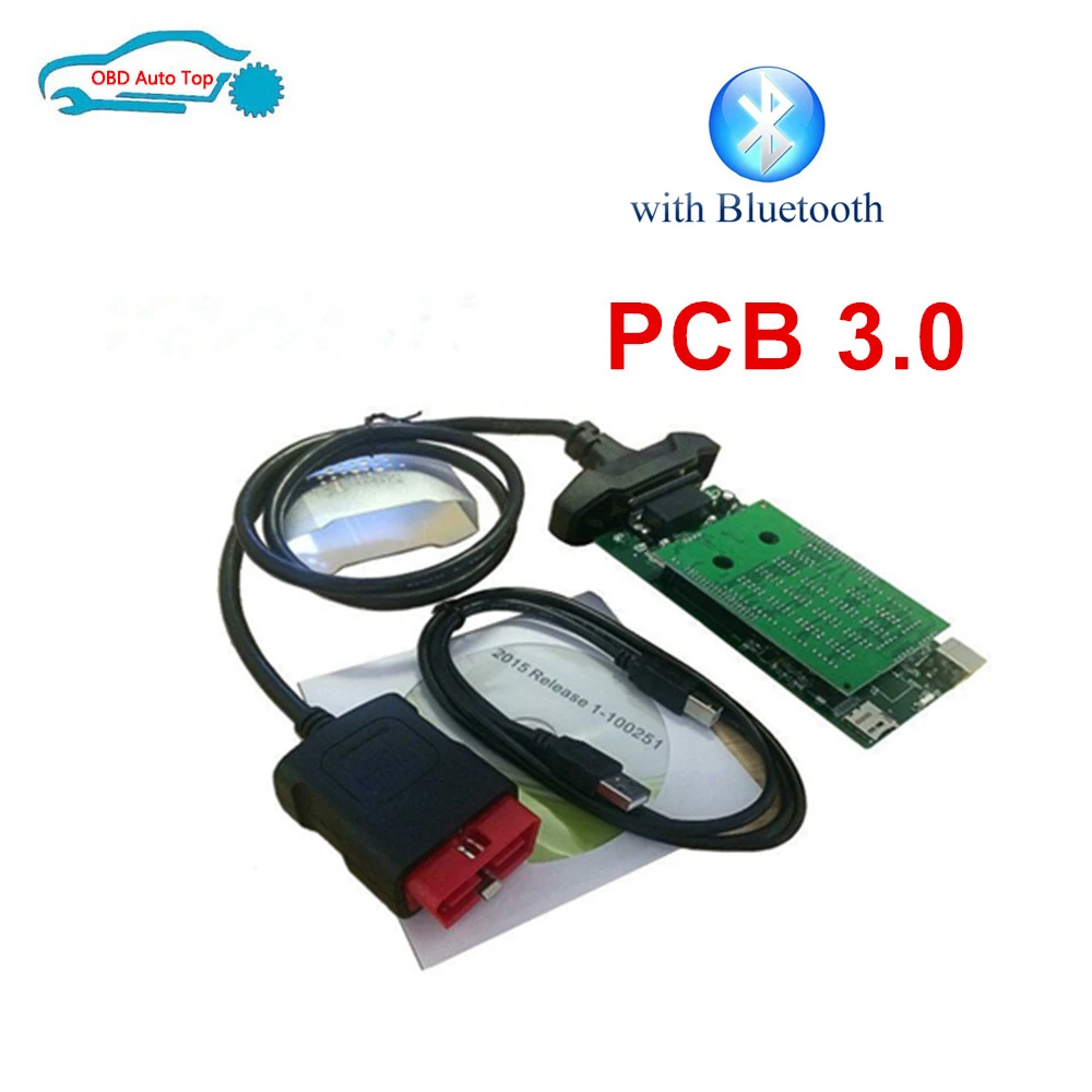 

Quality A+V3.0 PCB VD TCS CDP OBDII Scanner 2014.2 Or 2015.R1(Best PCB Chip) With Led Light Diagnostic Tools for Most Cars Truck