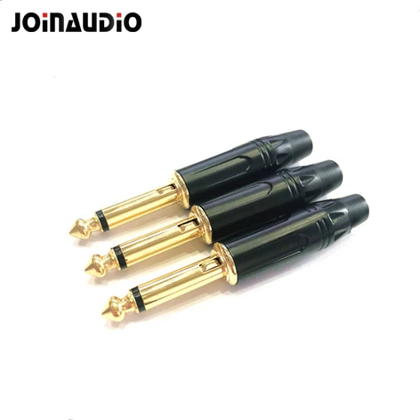 JOINAUDIO музыкальный инструмент гитара 1/4 &quotTS Male 6 35 мм разъем бесшумный припоя Вилки