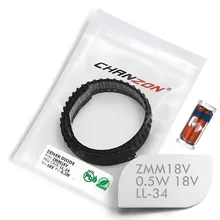 100 шт.) SMD зенеровский диод 0,5 Вт 18 в ZMM18V ZMM18 LL-34(SOD-80 MiniMELF/1206) 0,5 Вт 18 вольт ZMM 18 в