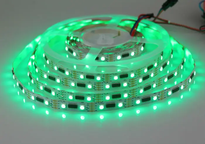 Светодиодная лента lpd8806 rgb 5 В м ic встроенный smd 5050 контроль 32 48 пикселей/м