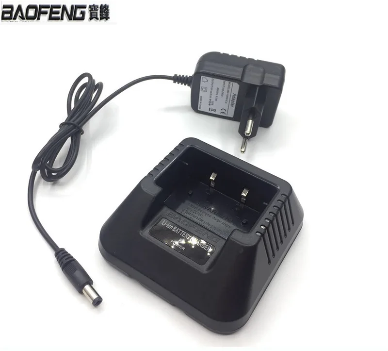

Home Charger EU US Baofeng battery Desktop base dock Charge Adapter For UV 5R 5RA Radio Walkie Talkie UV-5R Standard Accessories