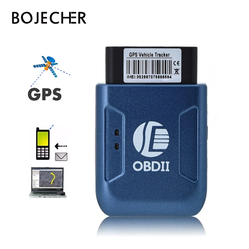 TK206 OBD2 gps трекер автомобиля в режиме реального времени GSM трекер Противоугонная вибрационная сигнализация GPRS мини авто gps OBD II устройство слежения за автомобилем