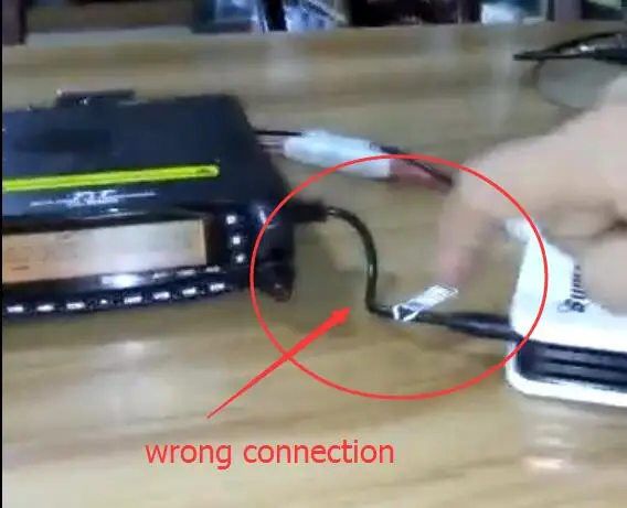 wrong connect