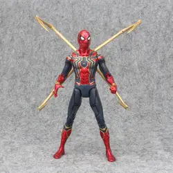 Новый 15 см Marvel Мстители Бесконечная война Железный паук Человек-паук фигурка ПВХ игрушки Человек-паук фигурка Коллекционная модель куклы
