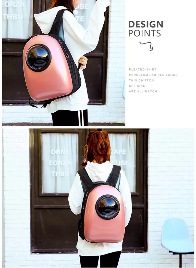 Title 20, Cat Dog Pet Bag Carrier Space Backpack Plastic ...