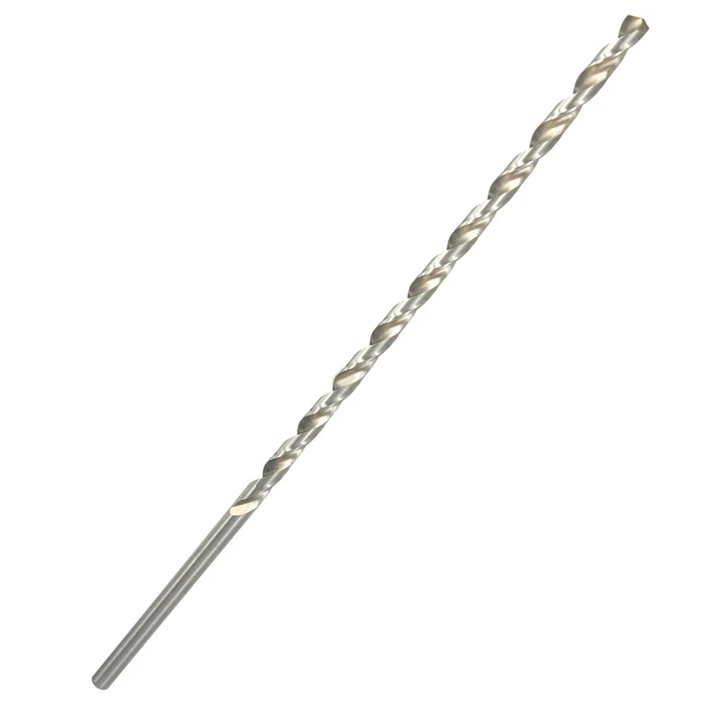 1pcs HSS 200mm Straight Shank Round Twist Drill Bit for Metal Power Tools 4-10mm