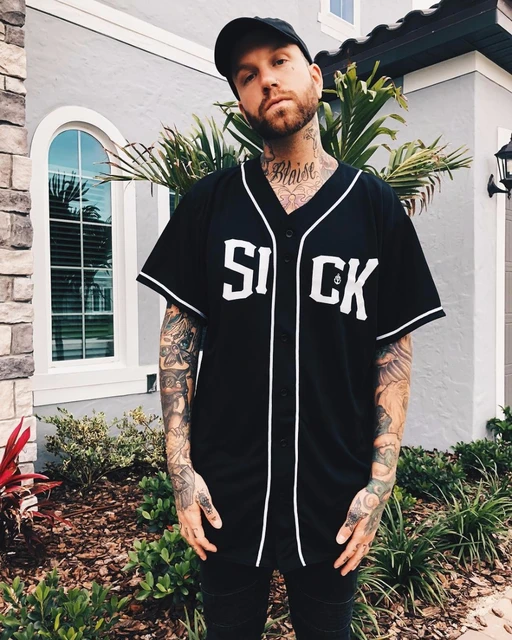 New men's T-shirt summer style fashion streetwear hip hop baseball uniform  striped shirt men's clothes tyga final king costume - AliExpress